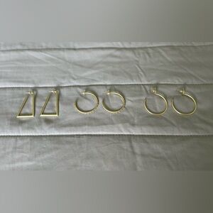 Bundle of 3 Kendra Scott Gold Hoop Earrings – Easton, Veronica, Pepper